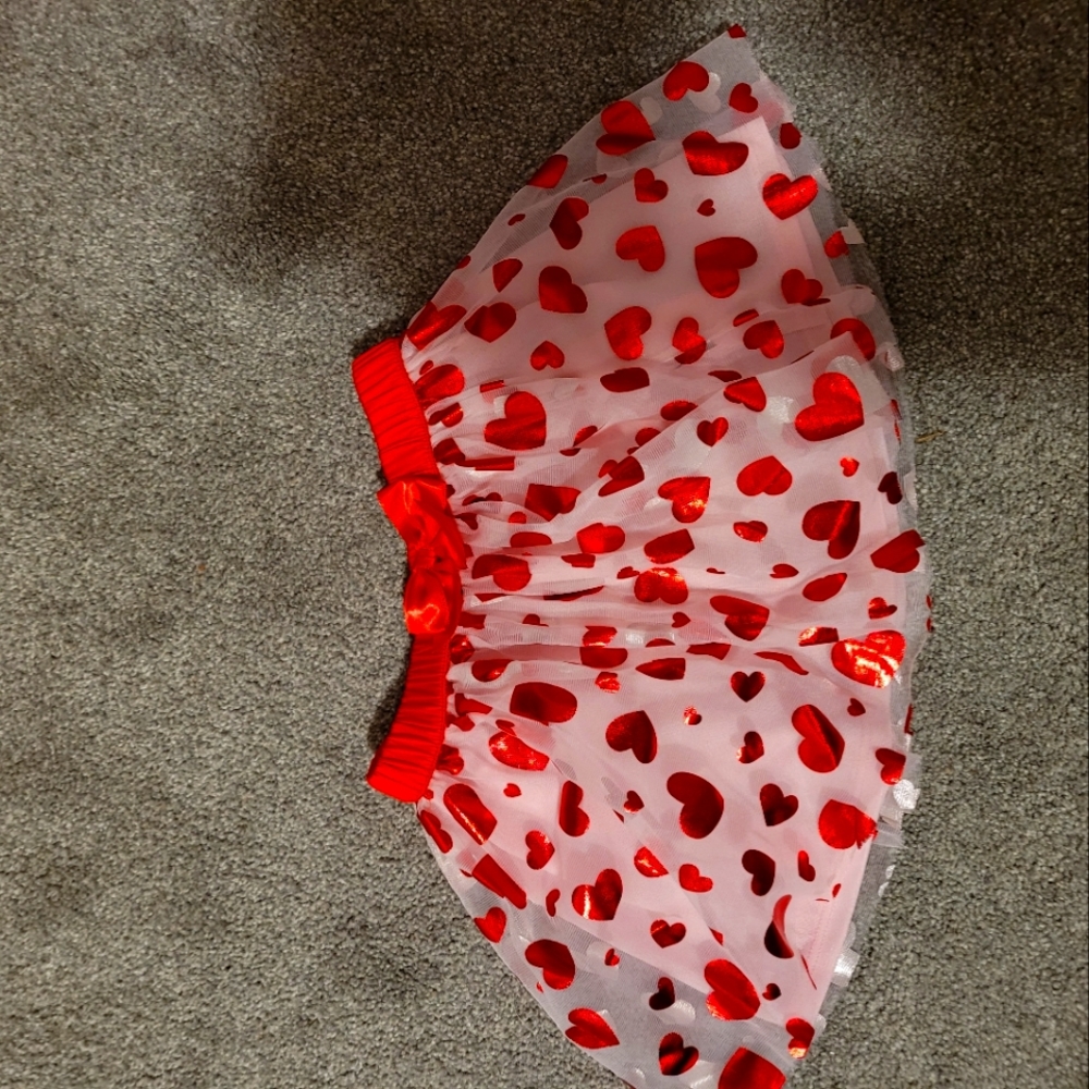 2t girls valentines day skirt